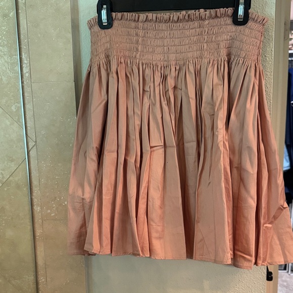 Rebecca Taylor Rose/Dusty Pink Mini Skirt